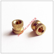 Plastic Mould Brass Knurled Insert Nuts